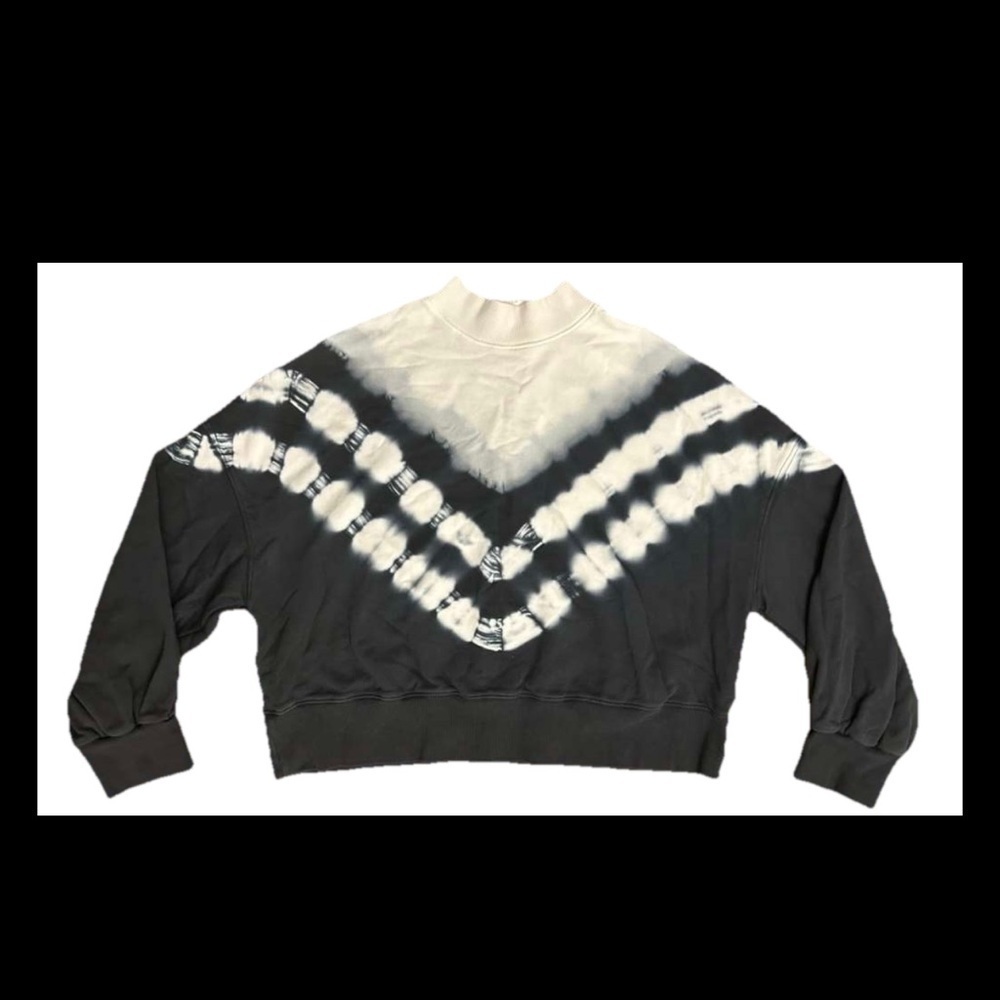 Fabletics Black/White Sweater Winter Size 1X (0449)